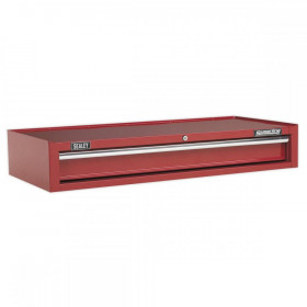 Sealey Mid-Box 1 Drawer with Ball Bearing Slides Heavy-Duty- Red