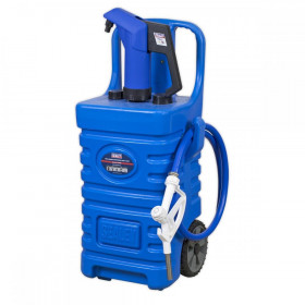 Sealey Mobile Dispensing Tank 55L with AdBlue Pump - Blue