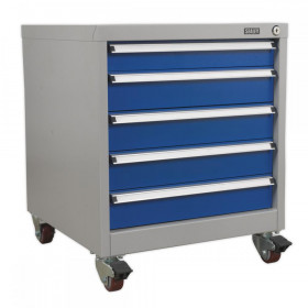 Sealey Mobile Industrial Cabinet 5 Drawer