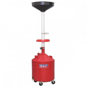 Sealey Mobile Oil Drainer 80L Gravity Discharge