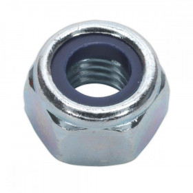 Sealey Nylon Lock Nut M10 Zinc Pack of 100