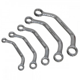 Sealey Obstruction Spanner Set 5pc Metric