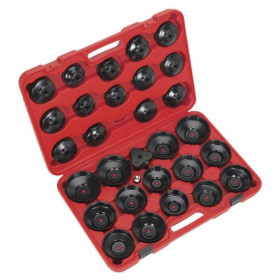 Sealey Oil Filter Cap Wrench Set 30pc