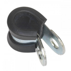 Sealey P-Clip Rubber Lined dia 10mm Pack of 25