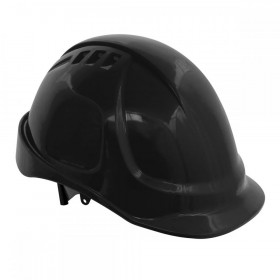 Sealey Plus Safety Helmet - Vented (Black)