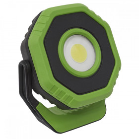Sealey Rechargeable Pocket Floodlight with Magnet 360 deg 14W COB LED - Green