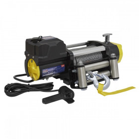 Sealey Recovery Winch 5675kg (12500lb) Line Pull 12V Industrial