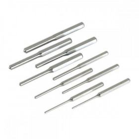 Sealey Roll Pin Punch Set 9pc 1/8-1/2" - Imperial