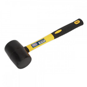 Sealey Rubber Mallet 1lb with Fibreglass Shaft