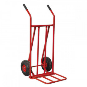 Sealey Sack Truck with Pneumatic Tyres & Foldable Toe 150kg Capacity