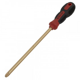 Sealey Screwdriver Phillips #4 x 200mm Non-Sparking