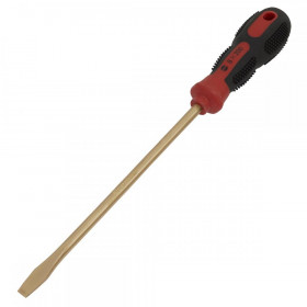 Sealey Screwdriver Slotted 8 x 200mm Non-Sparking
