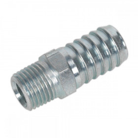 Sealey Screwed Tailpiece Male 1/4"BSPT - 1/2" Hose Pack of 5