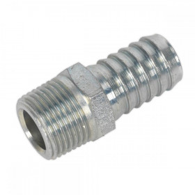Sealey Screwed Tailpiece Male 3/8"BSPT - 1/2" Hose Pack of 5