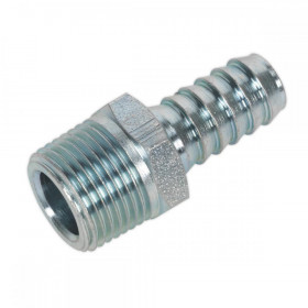 Sealey Screwed Tailpiece Male 3/8"BSPT - 3/8" Hose Pack of 5