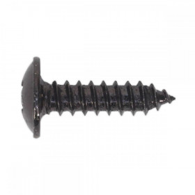 Sealey Self Tapping Screw 4.2 x 16mm Flanged Head Black Pozi Pack of 100