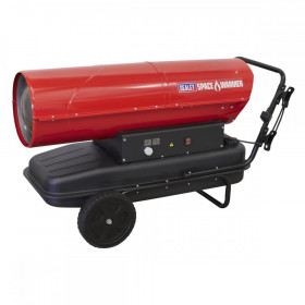 Sealey Space Warmer Kerosene/Diesel Heater 340,000Btu/hr with Wheels