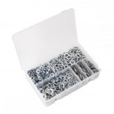Sealey Spring Washer Assortment 1010pc M6-M16 Metric Zinc