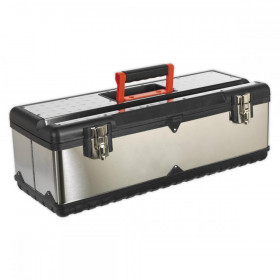 Sealey Stainless Steel Toolbox 660mm with Tote Tray