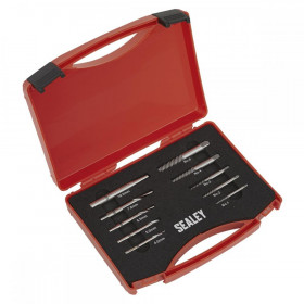 Sealey Step Drill Screw/Bolt Extractor Set 10pc
