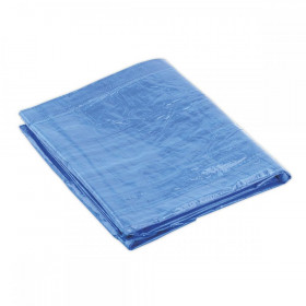 Sealey Tarpaulin 3.05 x 3.66m Blue