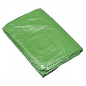 Sealey Tarpaulin 3.05 x 3.66m Green