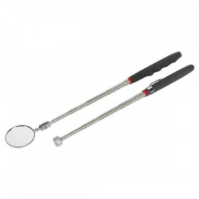 Sealey Telescopic Magnetic Pick-Up Tool & Inspection Mirror Set 2pc