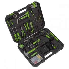 Sealey Tool Kit with Cordless Drill 101pc