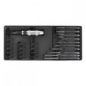 Sealey Tool Tray with Punch & Impact Driver Set 25pc