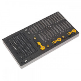 Sealey Tool Tray with Specialised Bits & Folding Hex Keys 192pc