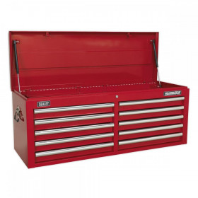Sealey Topchest 10 Drawer with Ball Bearing Slides - Red