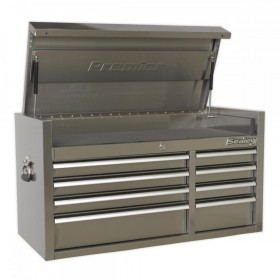 Sealey Topchest 8 Drawer 1055mm Stainless Steel Heavy-Duty