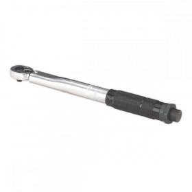 Sealey Torque Wrench Micrometer Style 1/4"Sq Drive 5-25Nm(44-221lb.in) - Calibrated