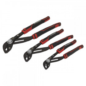 Sealey Water Pump Pliers Set 3pc Quick Action