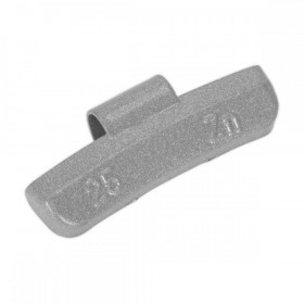Sealey Wheel Weight 25g Hammer-On Plastic Coated Zinc for Alloy Wheels Pack of 100