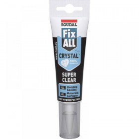 Soudal Fix ALL HIGH TACK CLEAR INVISIBLE Adhesive 131209