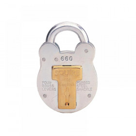 Squire 660 Old English Padlock with Steel Case 64mm