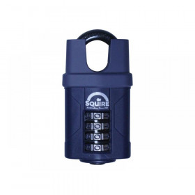 Squire CP40CS Combination Padlock 4-Wheel Closed Shackle 40mm