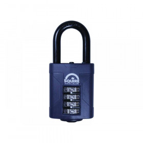 Squire CP50/1.5 Combination Padlock 4-Wheel 50mm Long Shackle 38mm