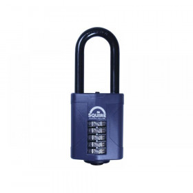 Squire CP60/2.5 Combination Padlock 5-Wheel 60mm Extra Long Shackle 63mm