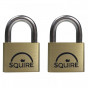 Squire LN4T Ln4T Lion Brass Padlocks 5-Pin 40Mm Twin Pack (2 X Ln4Ka)