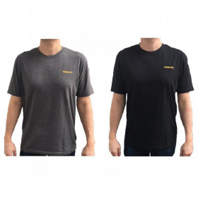STANLEY Clothing T-Shirt Twin Pack Grey & Black - XXL