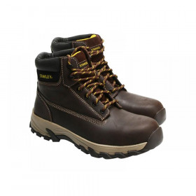 STANLEY Clothing Tradesman SB-P Safety Boots Brown UK 10 EUR 44