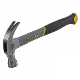 STANLEY Curved Claw Hammer, Fibreglass Shaft Range