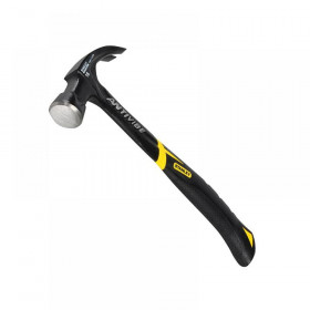 STANLEY FatMax AntiVibe All Steel Curved Claw Hammer 450g (16oz)