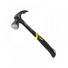 STANLEY FatMax AntiVibe All Steel Curved Claw Hammer 570g (20oz)