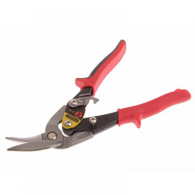 STANLEY Red Offset Aviation Snips Left Cut 250mm (10in)