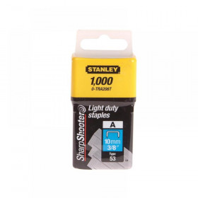 STANLEY TRA2 Light-Duty Staple 10mm TRA206T (Pack 1000)