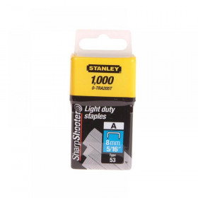 STANLEY TRA2 Light-Duty Staple 8mm TRA205T (Pack 1000)