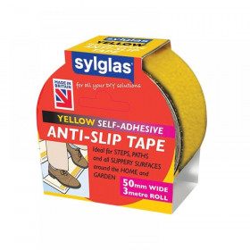 Sylglas Anti-Slip Tape 50mm x 3m Yellow
